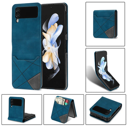 Funda de cuero a prueba de golpes para Z Flip 6