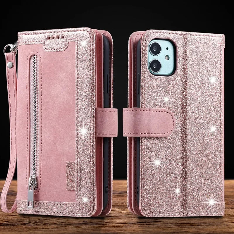 iPhone 16 PM Zipper Wallet