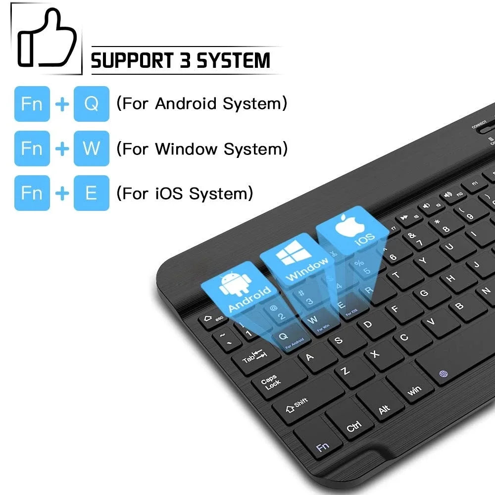 Teclado inalámbrico universal