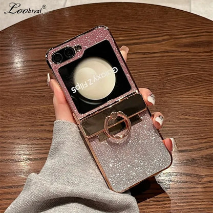 Funda rígida de lujo para Z Flip 6