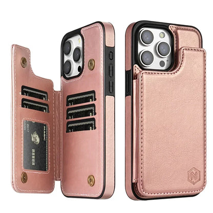 Magnetic Leather Case