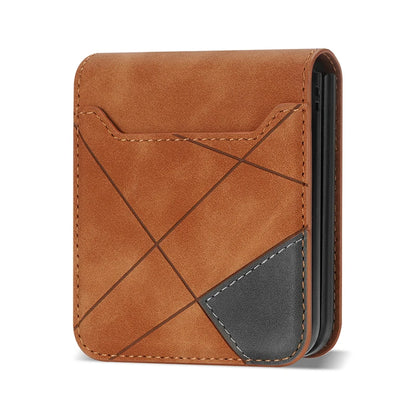 Funda de cuero a prueba de golpes para Z Flip 5