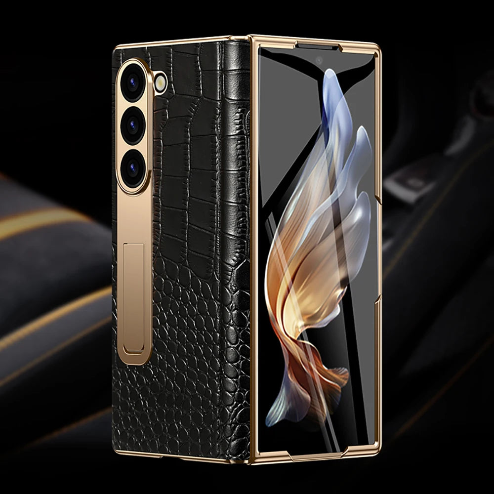 Z Fold 6 Leather Case