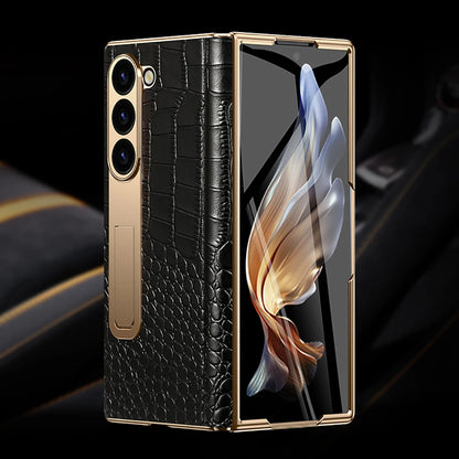 Z Fold 6 Leather Case