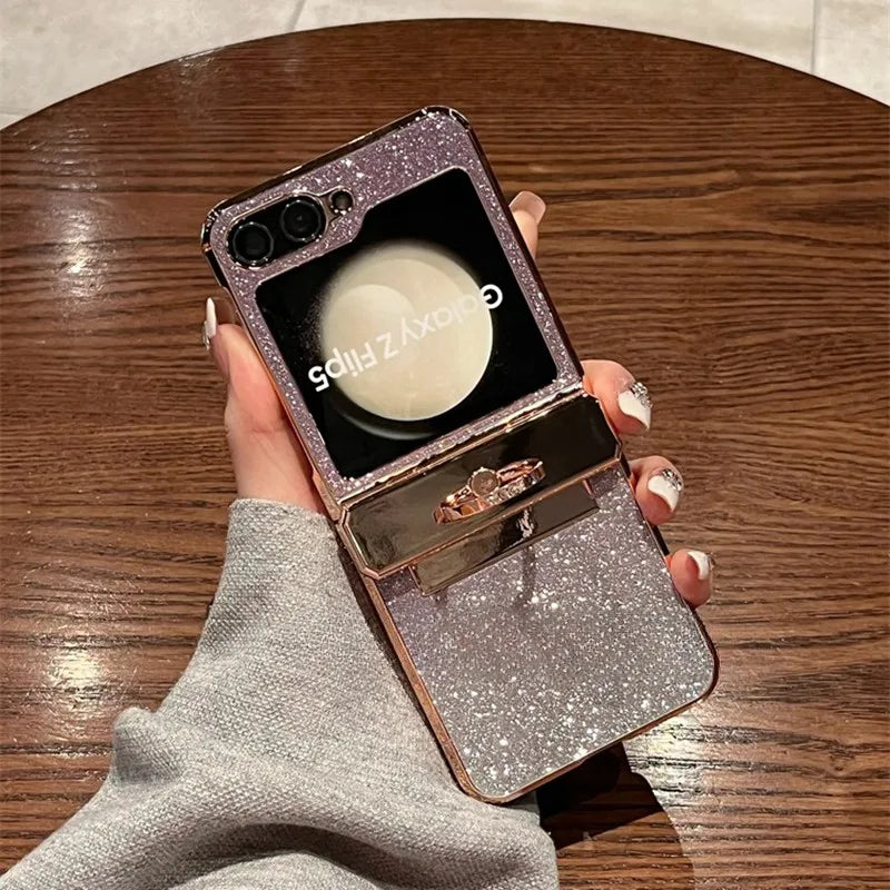 Funda rígida de lujo para Z Flip 6