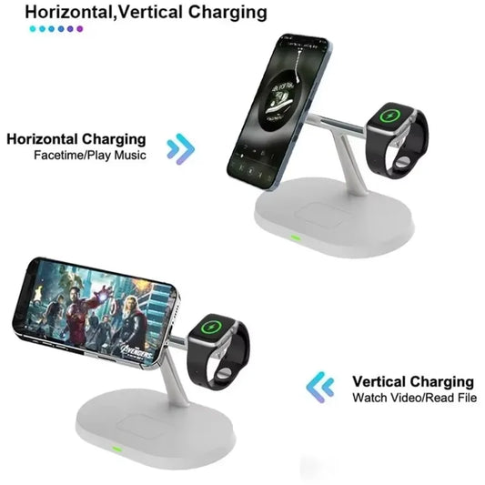 Magnetic Wireless Charger 3 in 1 100W