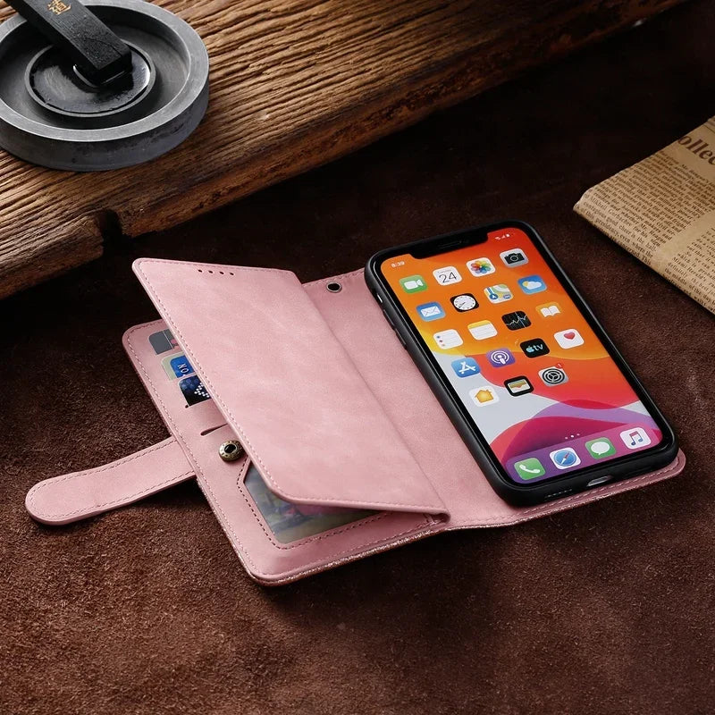 iPhone 15PM Zipper Wallet
