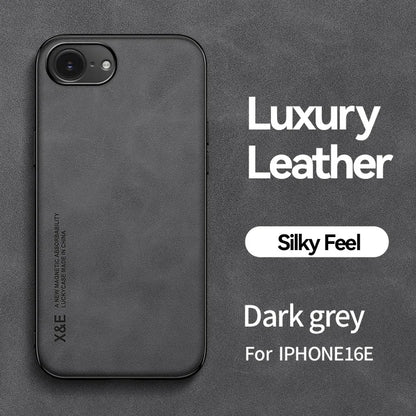 iPhone 16E Magnetic Leather Case