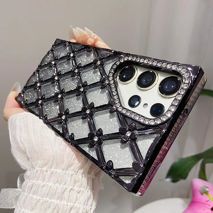 S23+ Flor de diamantes de imitación