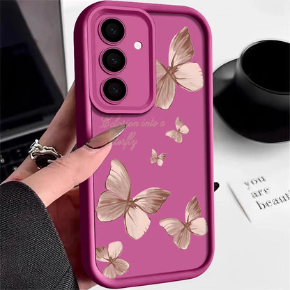 S24 Ultra Gold Butterfly