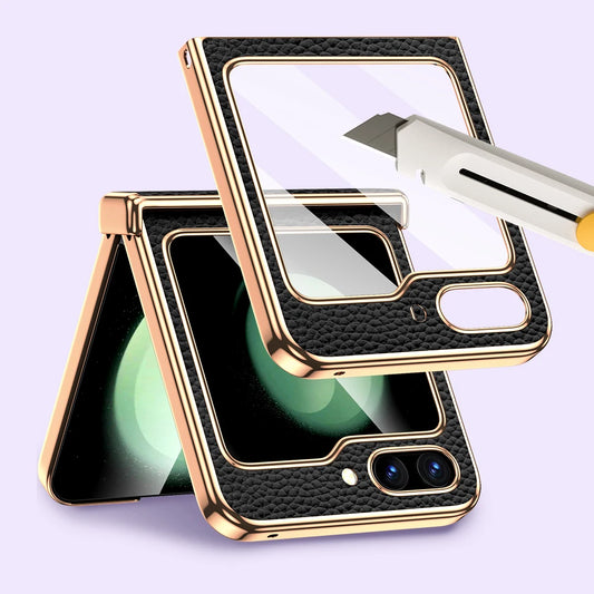 Funda protectora de vidrio templado para Z Flip 6