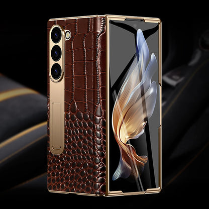 Funda de cuero para Z Fold 5