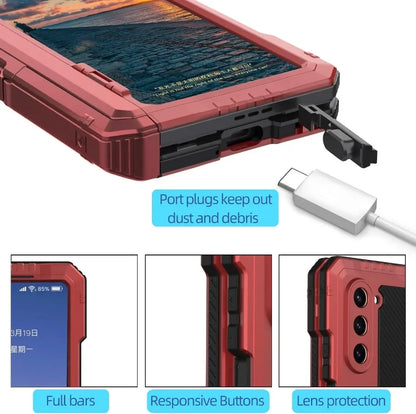 Funda de silicona de aluminio plegable Z Fold 4