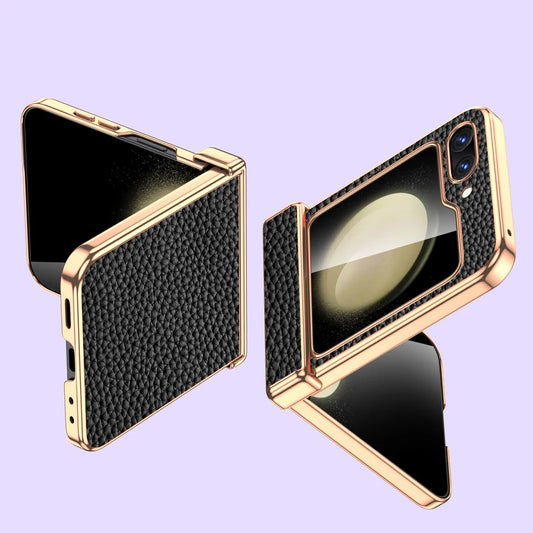Protección de cuero para Z Flip 5
