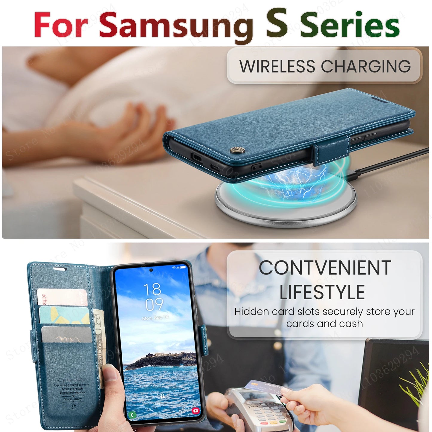 S24 Ultra Wallet Flip Cover