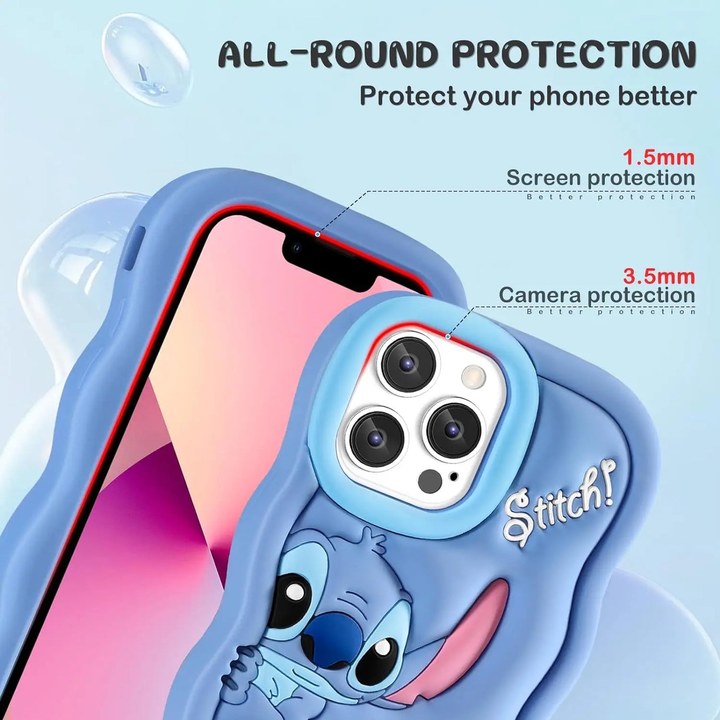 iPhone 16PM Silicone Wave Stitch