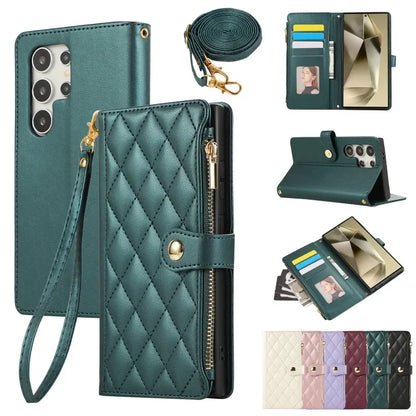 Funda tipo cartera cruzada para el S21 Ultra
