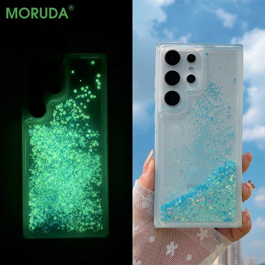 Funda suave de arena movediza para Note 10+
