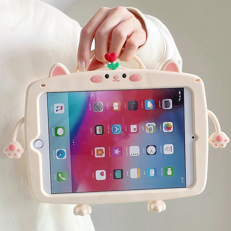 Funda con diseño de caballo de dibujos animados para iPad Pro 9.7 y Air 1 y 2