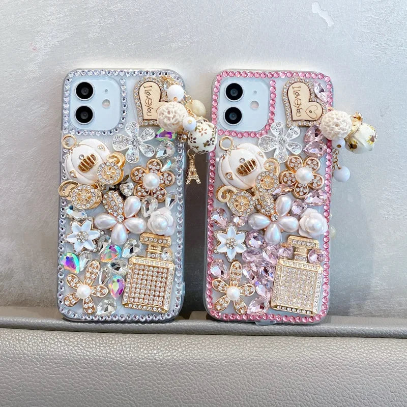 Estuche con diamantes de imitación S24+