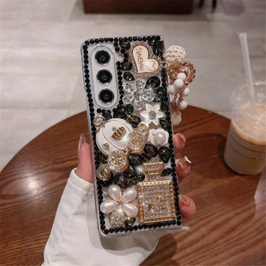 Z Fold 5 Rhinestone Case