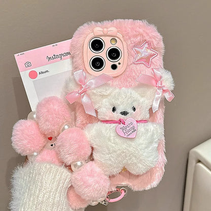 iPhone 13/12PM Pink Plush