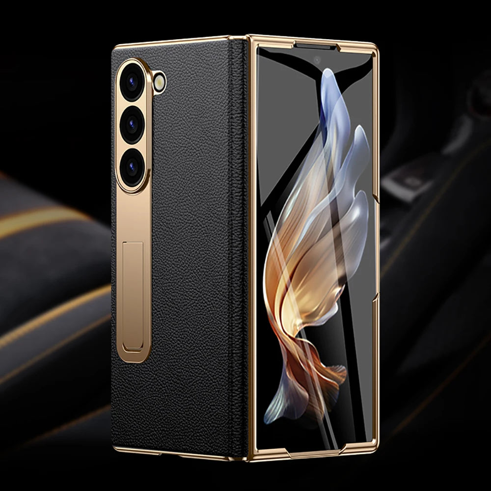 Z Fold 6 Leather Case