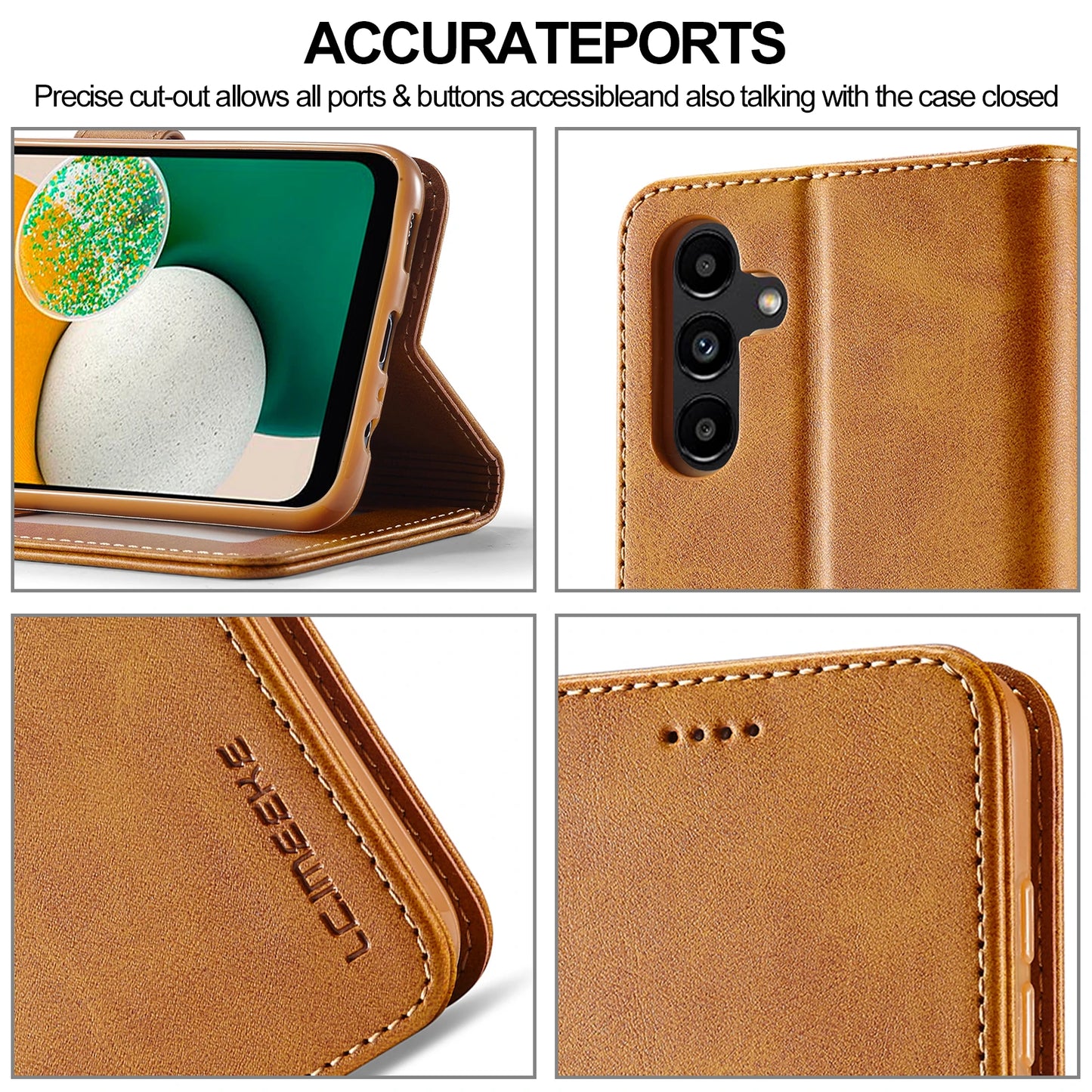 Leather Flip Case F