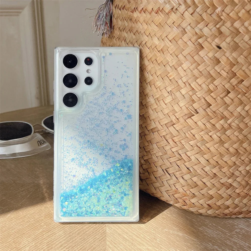Funda suave de arena movediza para Note 10+