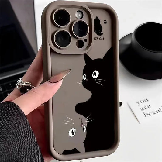 iPhone 15PM Cartoon Cat