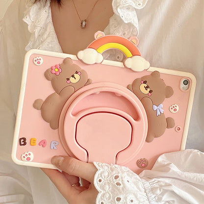 Funda con diseño de caballo de dibujos animados para iPad Pro 9.7 y Air 1 y 2