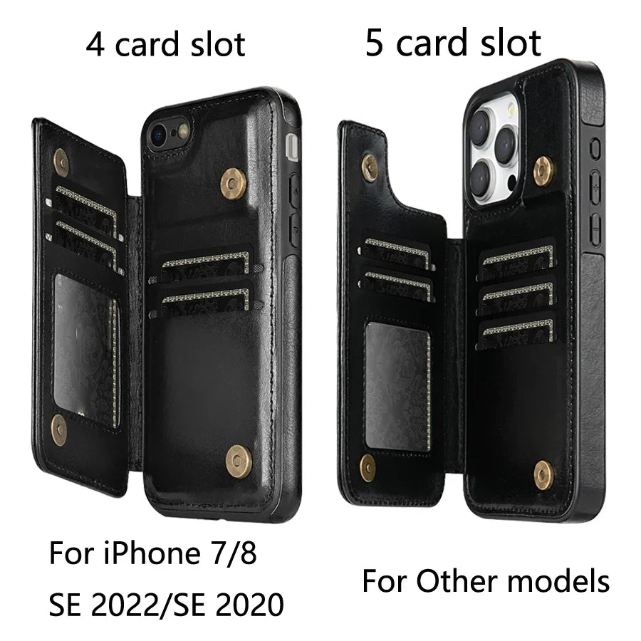 Magnetic Leather Case