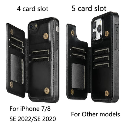 Magnetic Leather Case