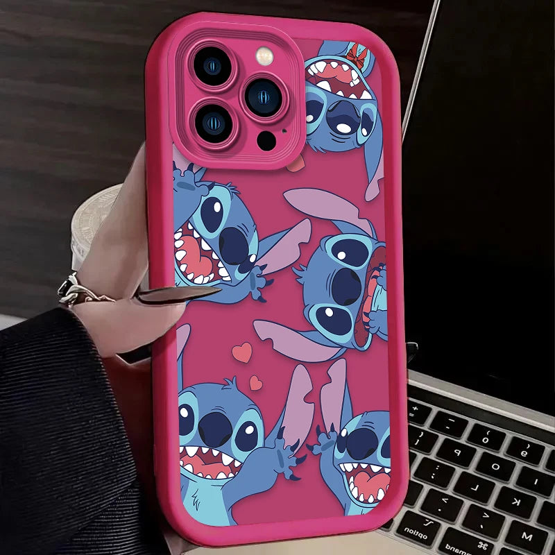 Dibujo animado de Stitch para iPhone 13/12Mini