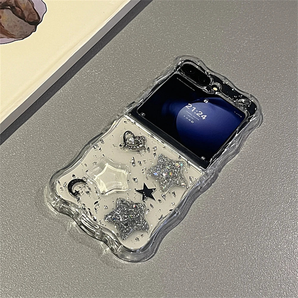 Funda protectora con borde para Z Flip 5