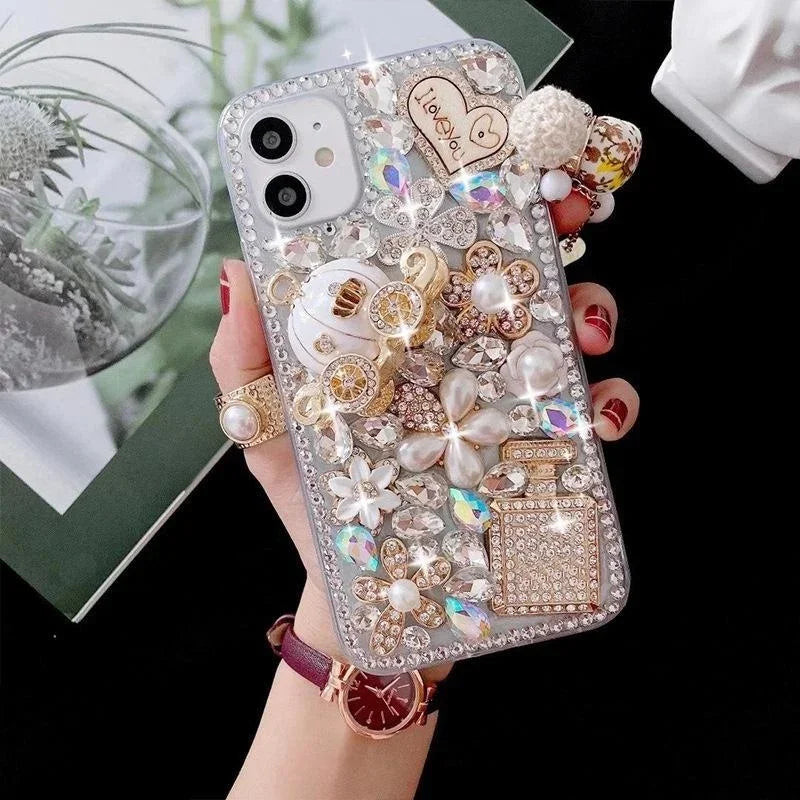 Estuche con diamantes de imitación S24+