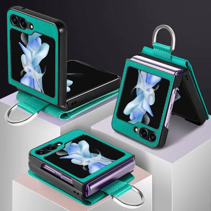 Cartera de cuero para Z Flip 6