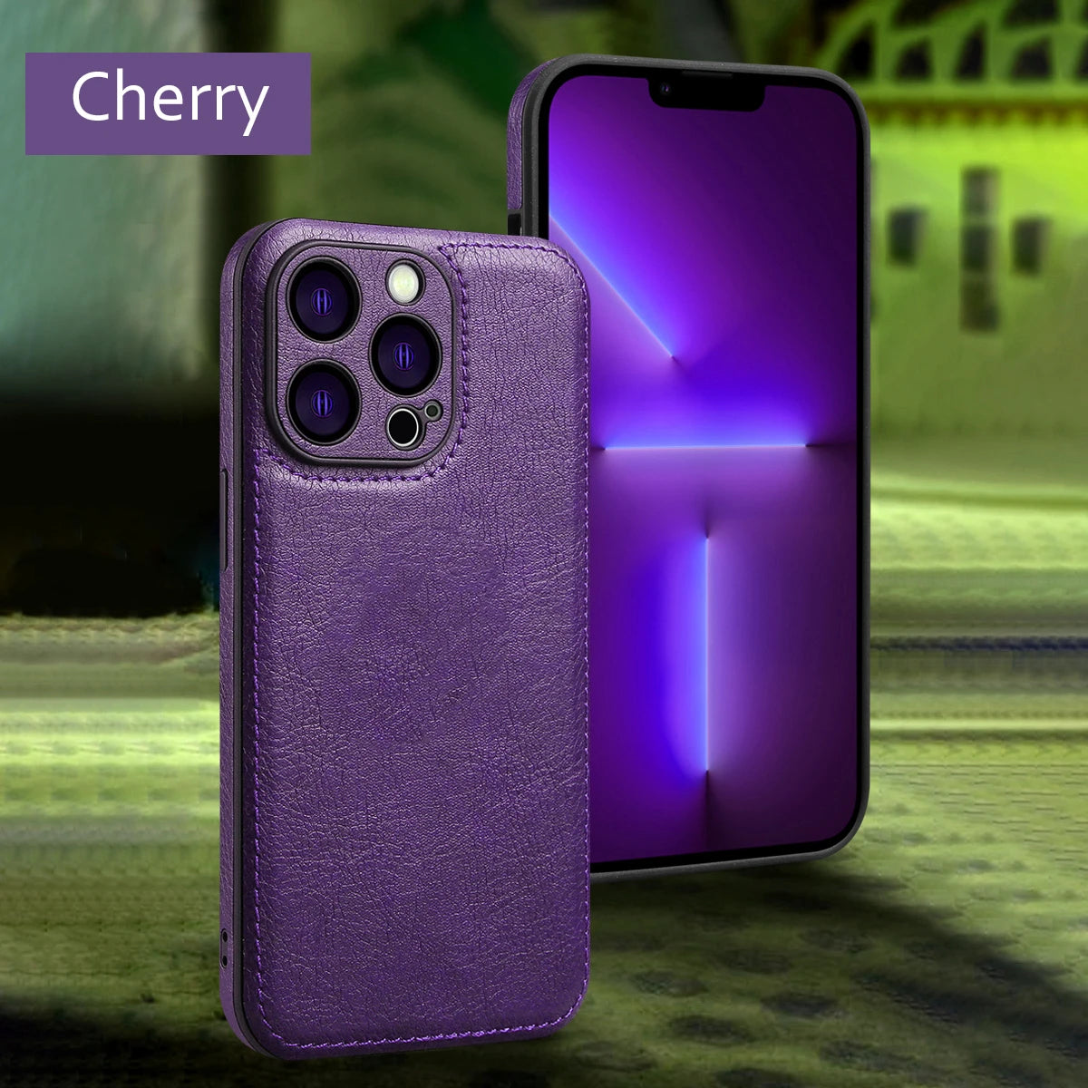 Funda de cuero suave para iPhone 11