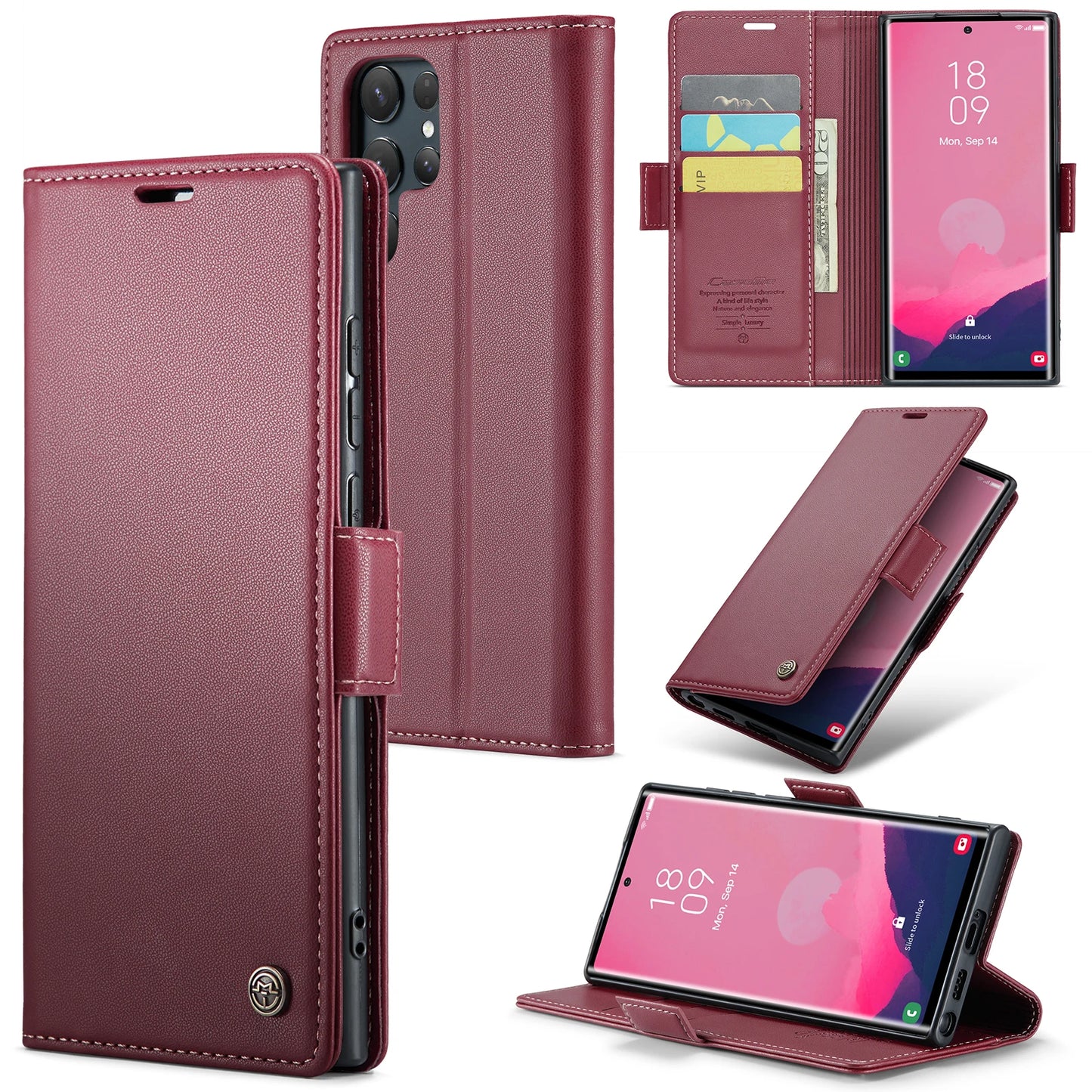 Funda tipo cartera para el S22 Ultra