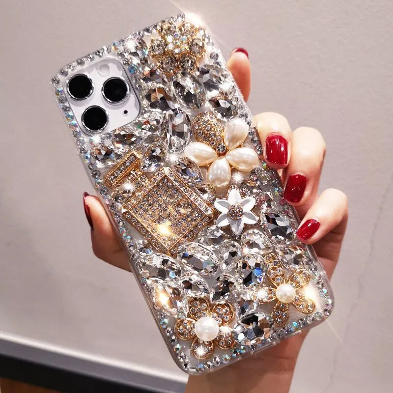 Estuche con diamantes de imitación para Note 20 Ultra