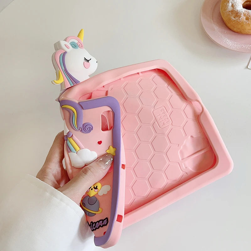 Funda con diseño de caballo de dibujos animados para iPad Pro 9.7 y Air 1 y 2