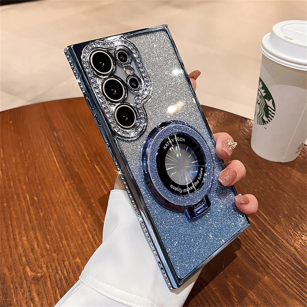 Funda con soporte de anillo magnético ultra S23