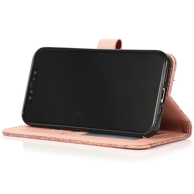 Funda brillante para iPhone 14/15Plus
