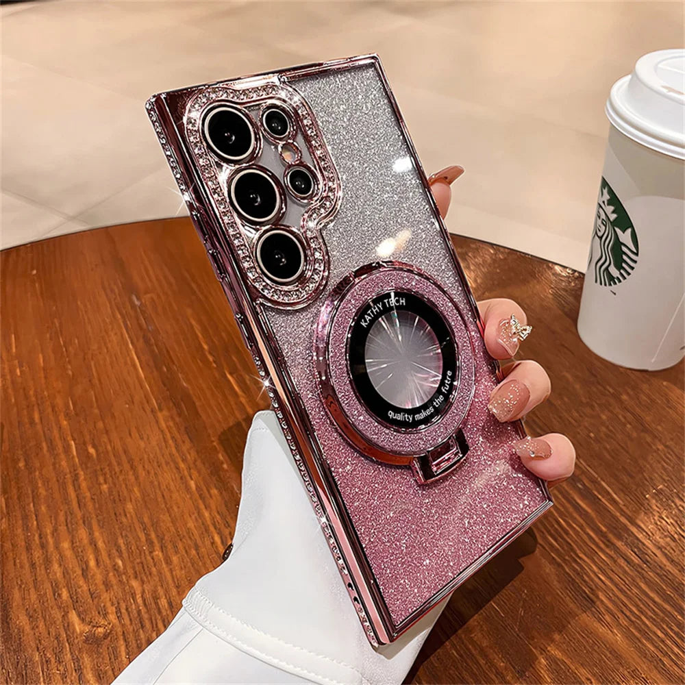 Funda con soporte de anillo magnético ultra S23