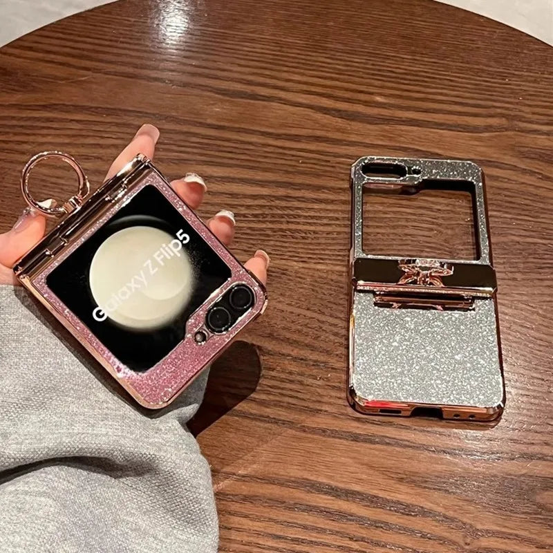 Funda rígida de lujo para Z Flip 6