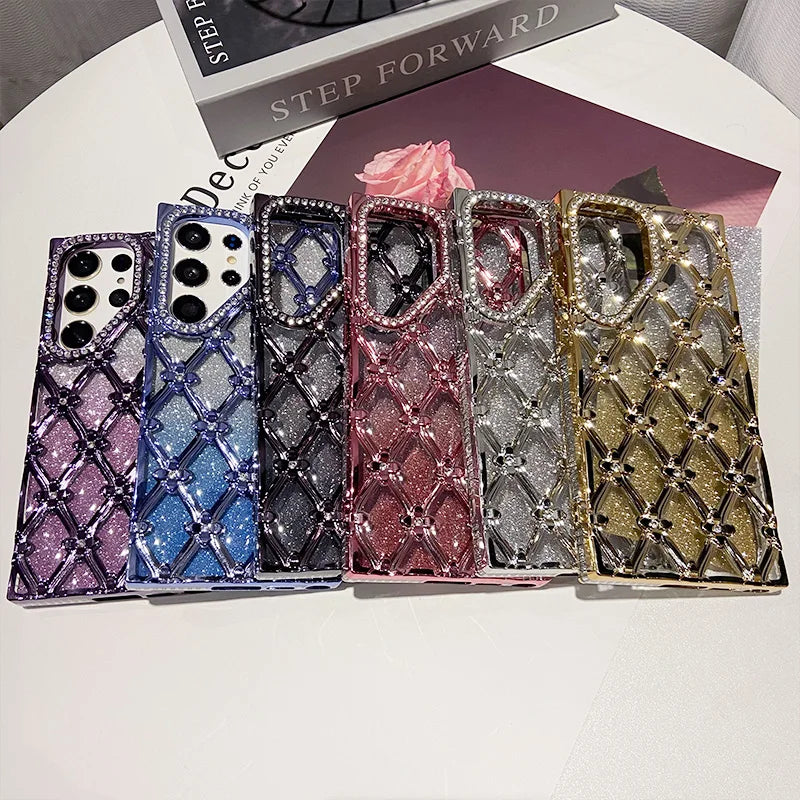 Flor de diamantes de imitación S23 Ultra