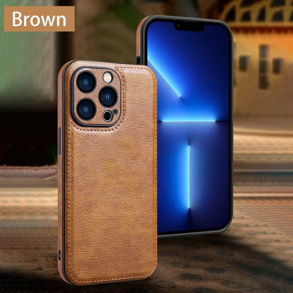Funda de cuero suave para iPhone 11