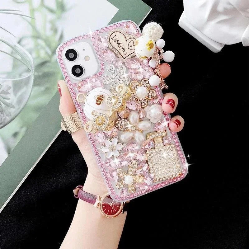 Estuche con diamantes de imitación S24+
