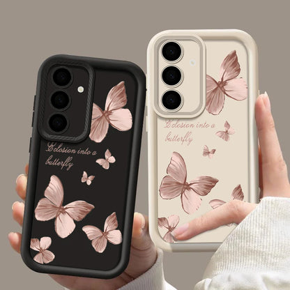 S24 Ultra Gold Butterfly