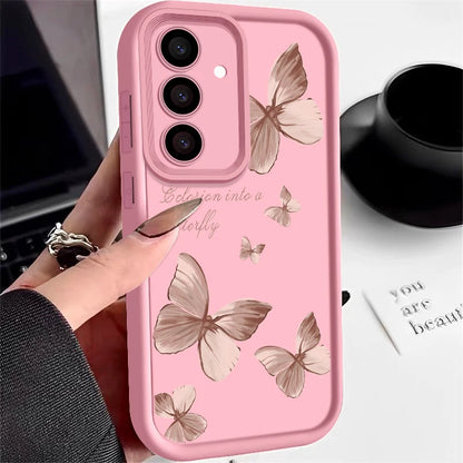 S24 Ultra Gold Butterfly